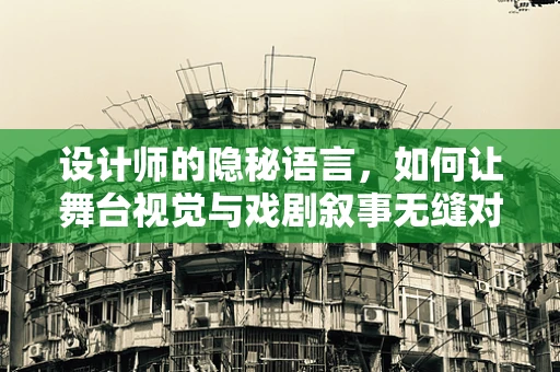 设计师的隐秘语言，如何让舞台视觉与戏剧叙事无缝对接？