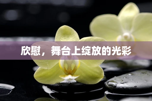 欣慰，舞台上绽放的光彩
