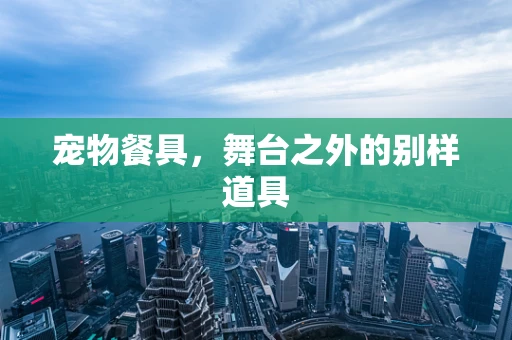 宠物餐具，舞台之外的别样道具