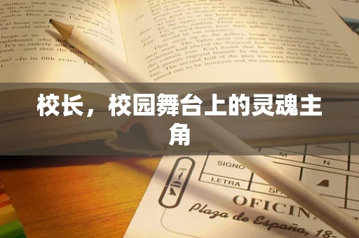 校长，校园舞台上的灵魂主角