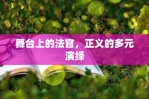 舞台上的法官，正义的多元演绎