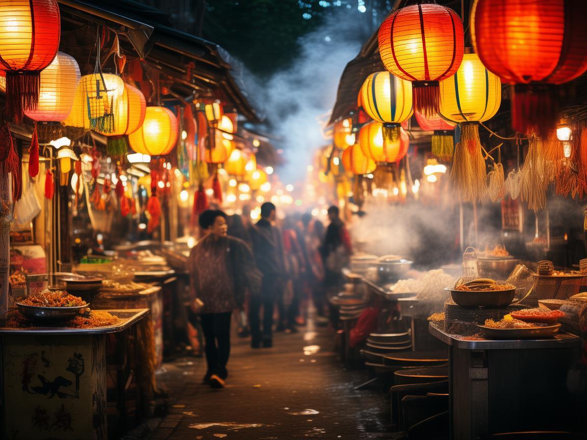 烟火人间里的夜市小吃戏韵