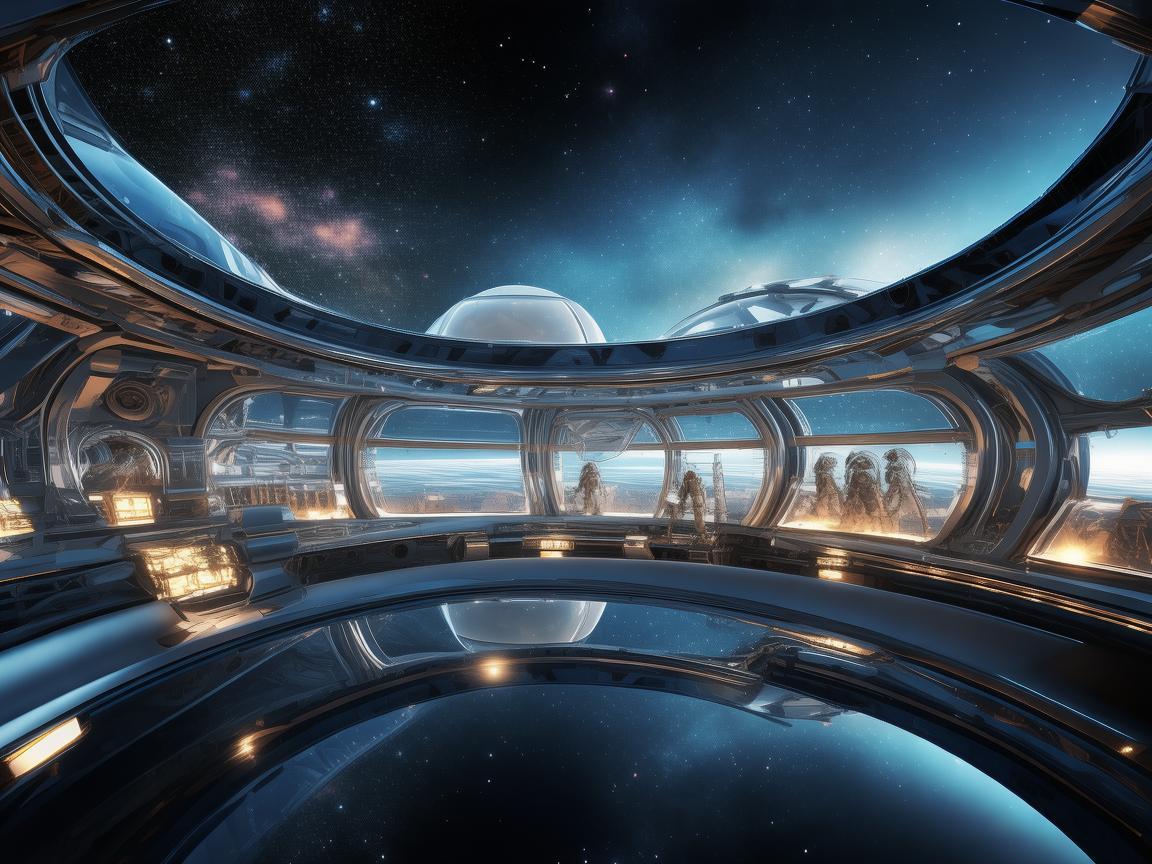 在无垠宇宙中，如何构建一个引人入胜的太空站戏剧场景？