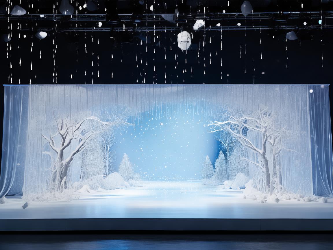 大雪纷飞中，如何构建舞台上的‘白色梦境’？