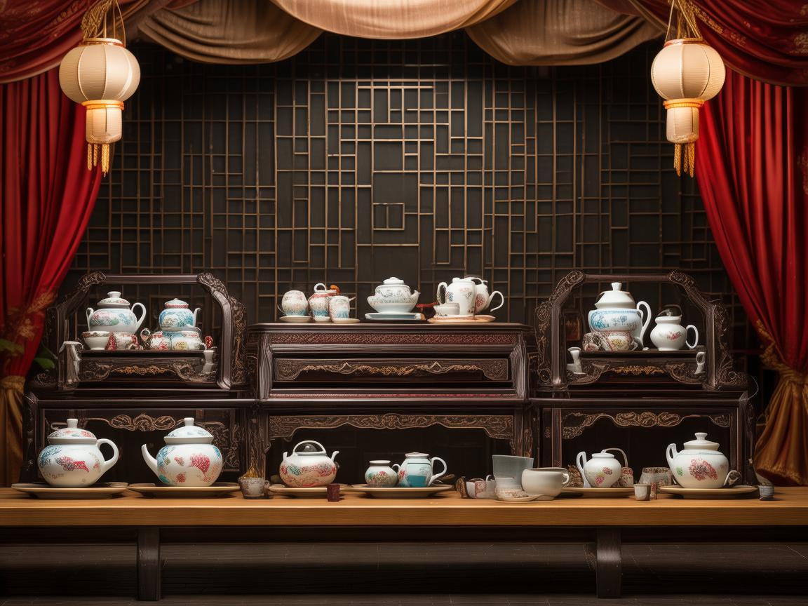 茶具在戏剧场景设计中的艺术性运用