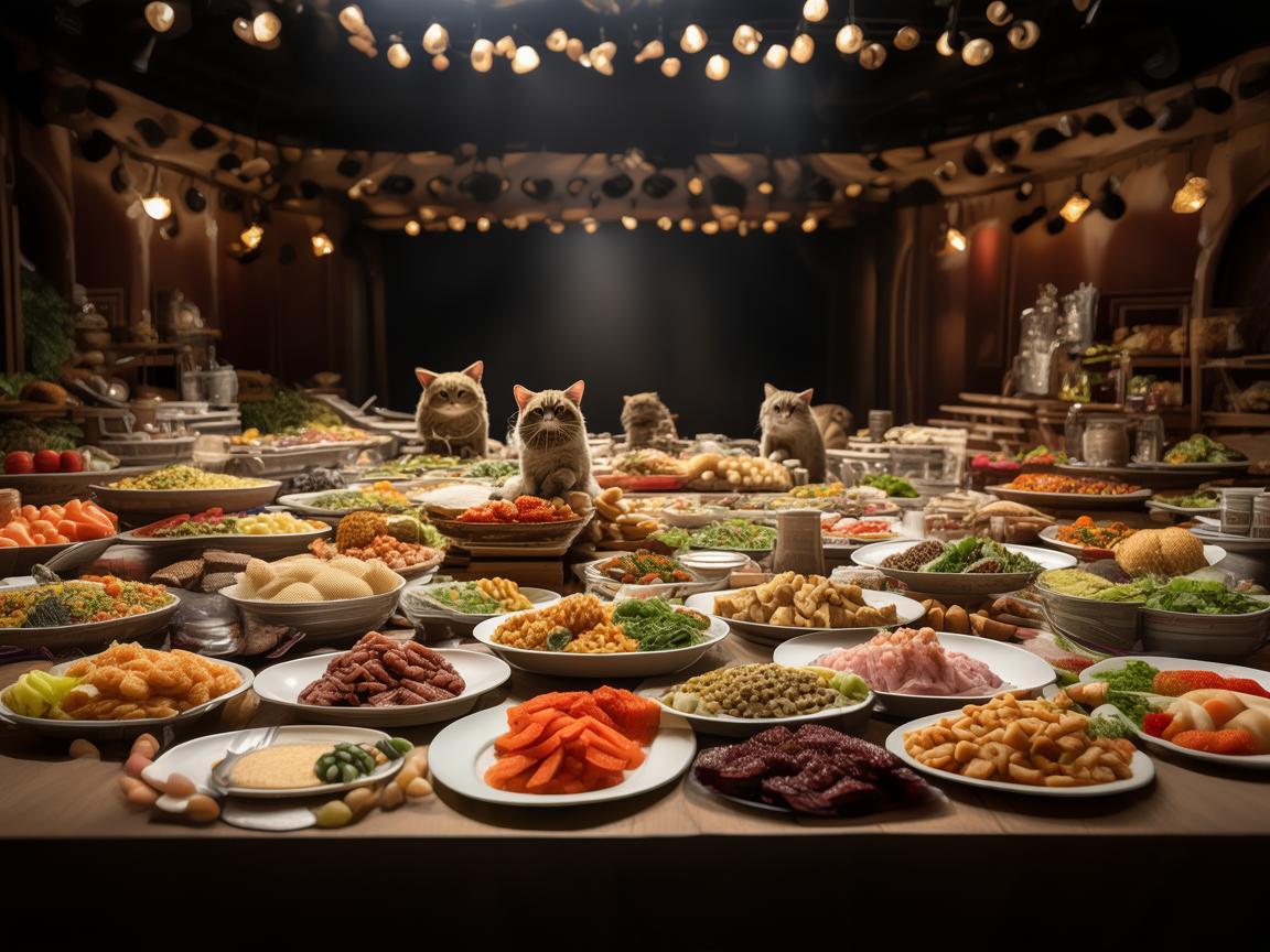 猫粮的戏剧性选择，为舞台上的演员挑选最佳营养餐