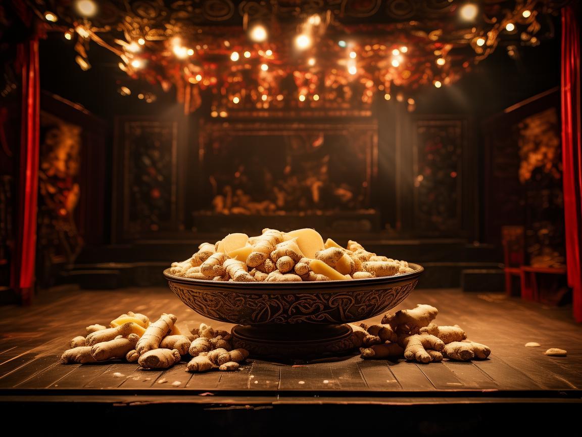 生姜在戏剧舞台上的辣味角色，是调味品还是戏剧元素？