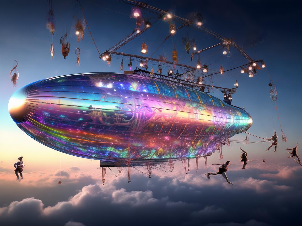 飞艇，空中戏剧的梦幻舞台——如何设计一场空中表演的视觉奇观？