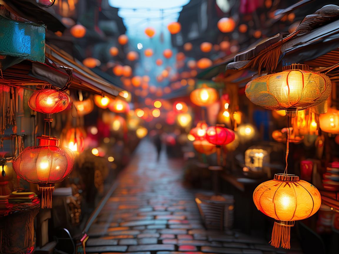 点亮夜市街灯笼，演绎别样戏剧梦