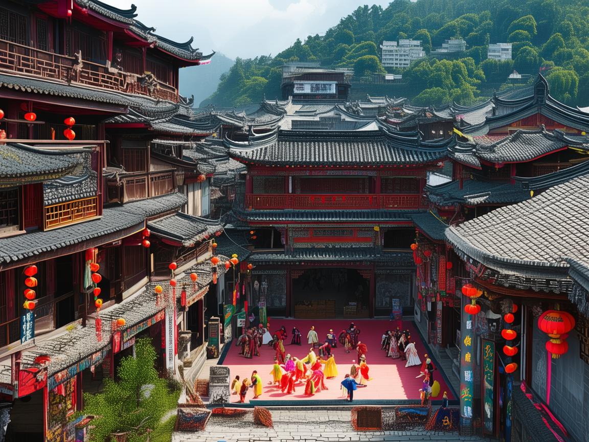 如何在亳州古城的背景下，打造一场具有地方特色的戏剧演出？