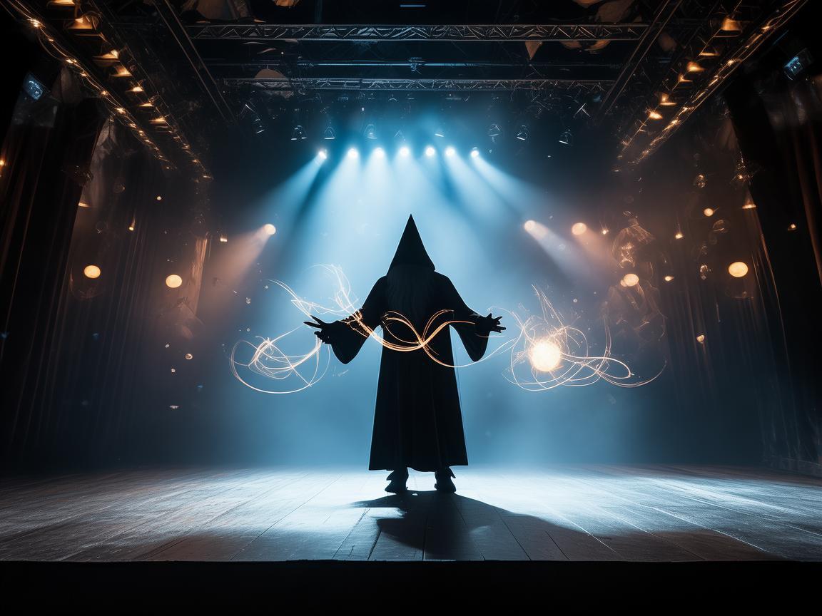 ‘法师’在戏剧舞台上的魔法，如何通过光影与动作演绎神秘力量？