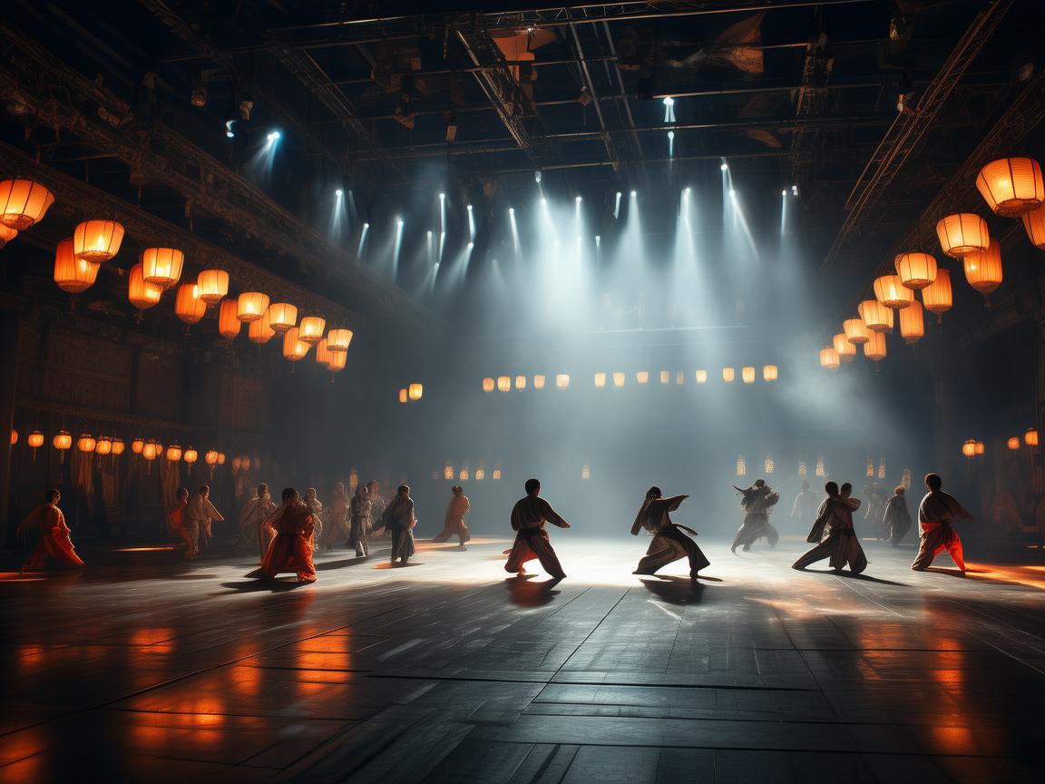 如何在武术馆中打造一场震撼人心的戏剧表演？