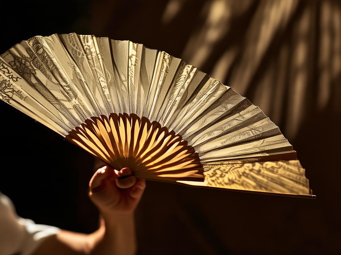 在光影交错中，摇头扇如何成为舞台上的灵魂？