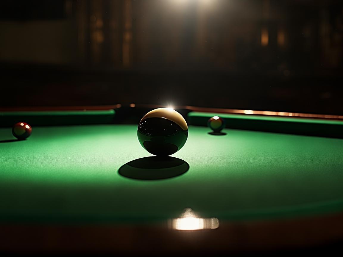 桌球碰撞间的戏剧光影