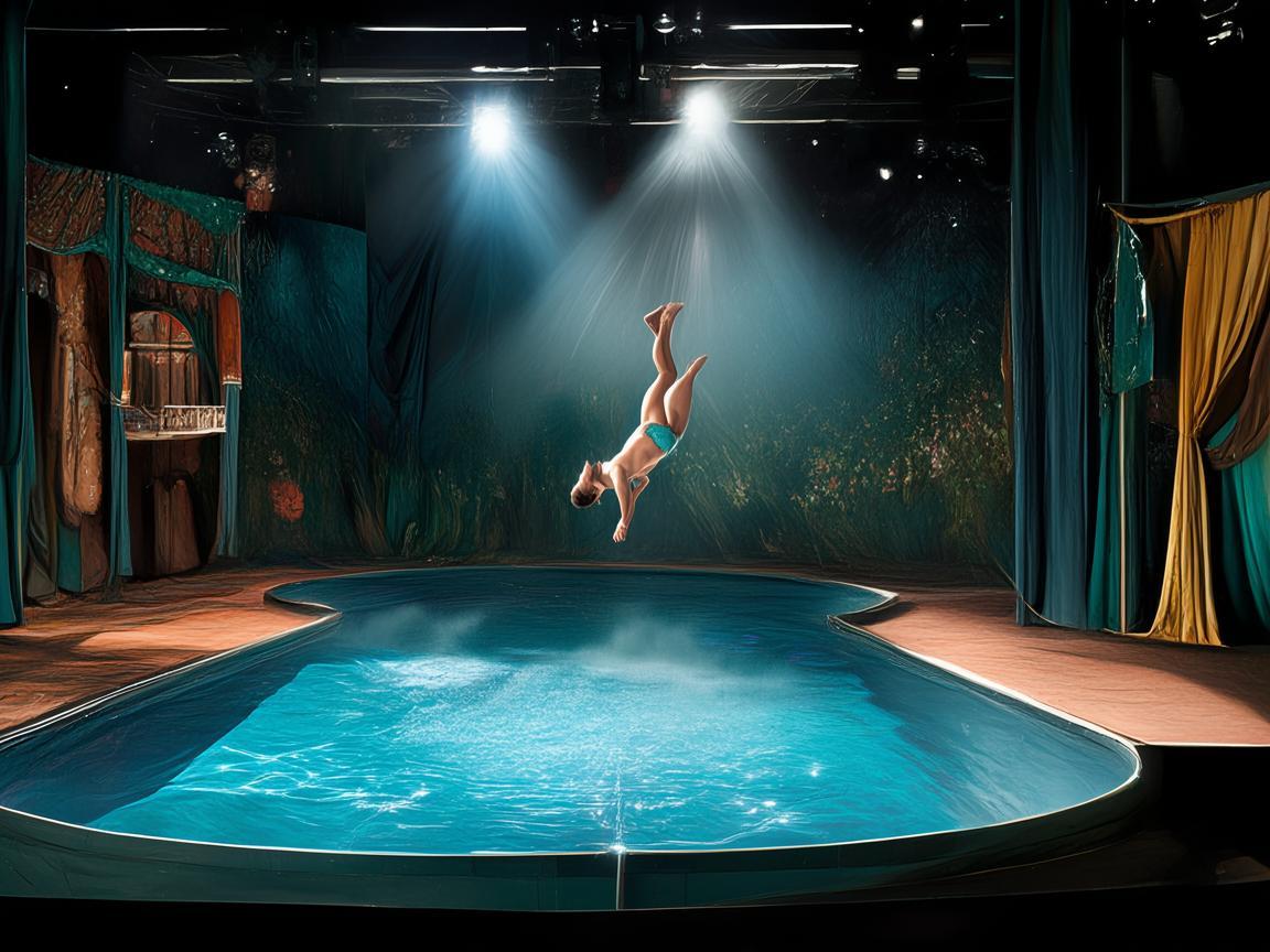 舞台上的跳水,戏剧与运动的奇妙融合