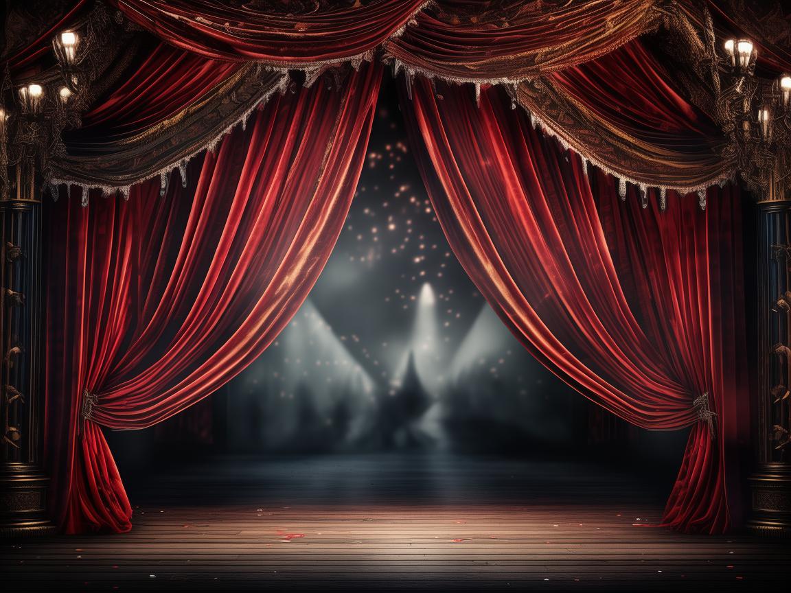 戏剧舞台上的窗帘魔法