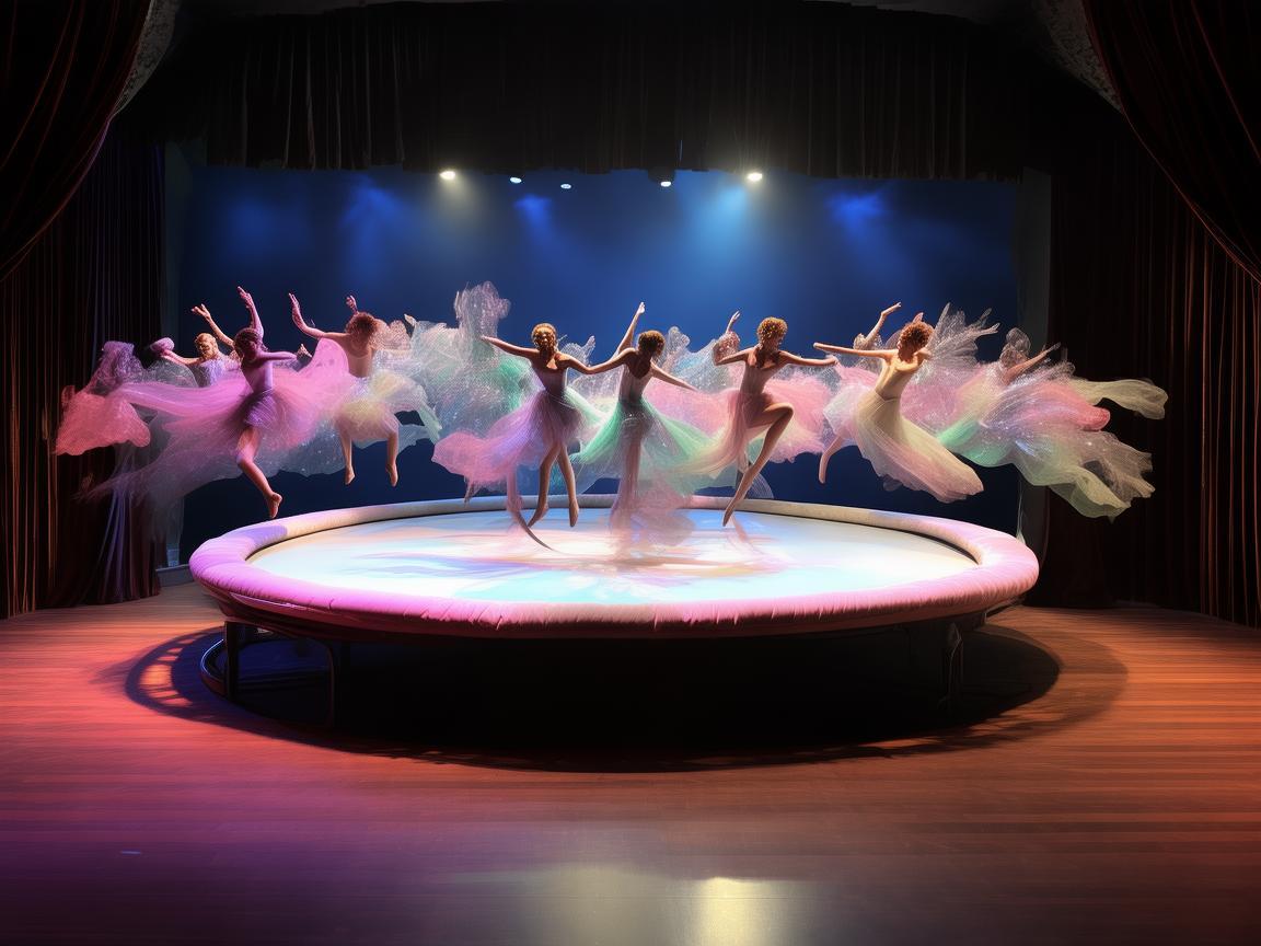 蹦床,舞台上的灵动之翼 蹦床,舞台上的灵动之翼