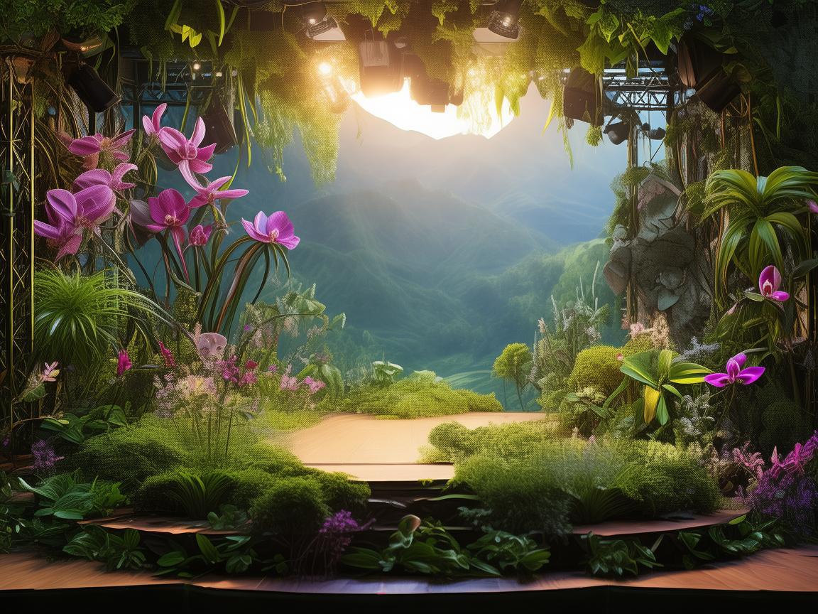 山竹，舞台上的别样风情