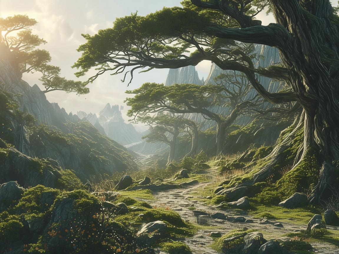 山区登山道上的戏剧回响