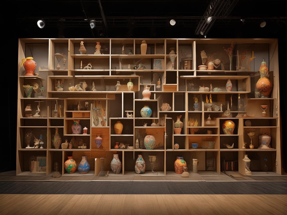 墙面装饰架，舞台空间的别样塑造