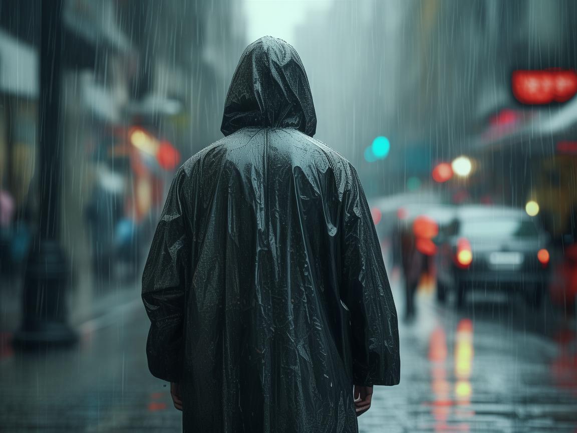 雨衣之下，演绎别样人生