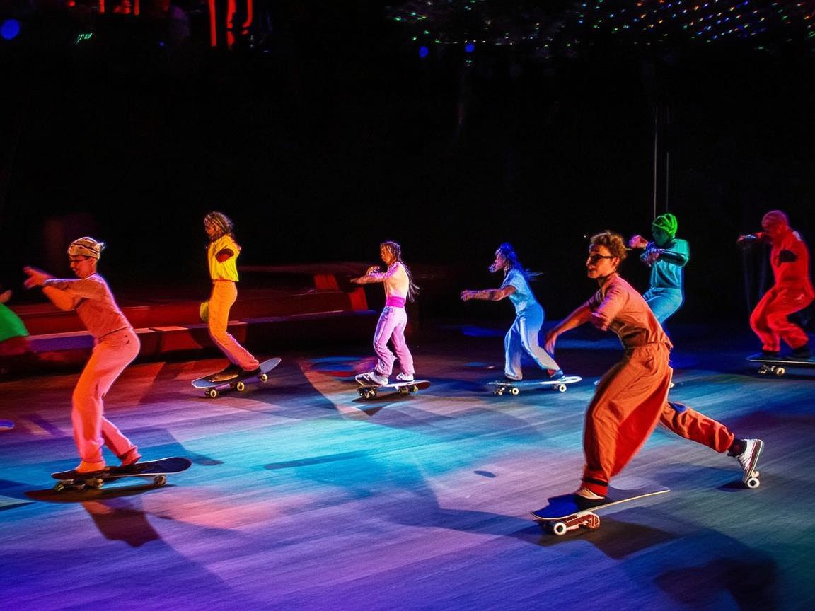 轮滑，舞台上的别样律动